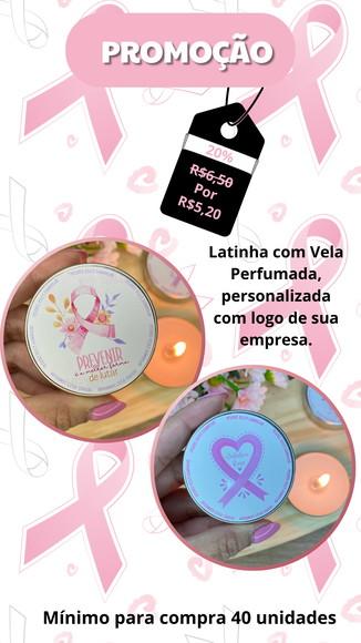 Vela Aromática- Outubro Rosa