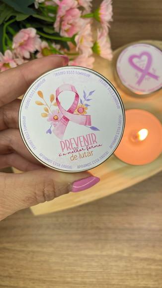 Vela Aromática- Outubro Rosa