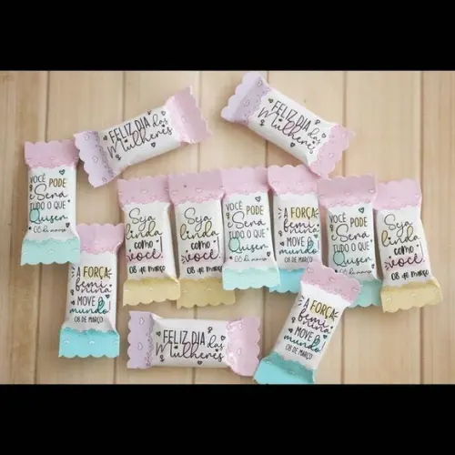 Balas Personalizadas Dia Internacional Dia Mulher