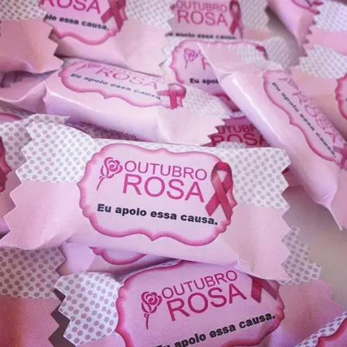 Balas personalizadas Outubro Rosa