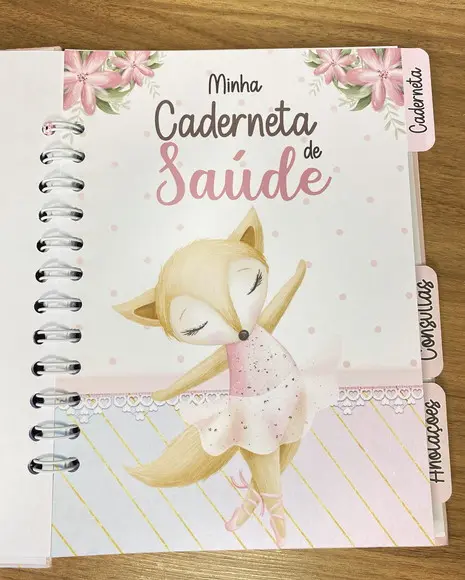 Caderneta personalizada