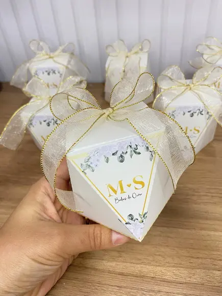 Caixa Diamante ( Lembrança de Casamento)