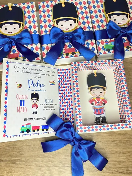Caixa Convite Fábrica de Brinquedos