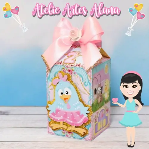 Caixa Milk Galinha Pintadinha