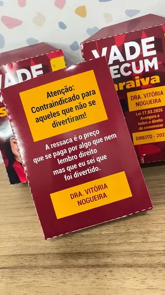 Caixa para Kit Ressaca Vademecum