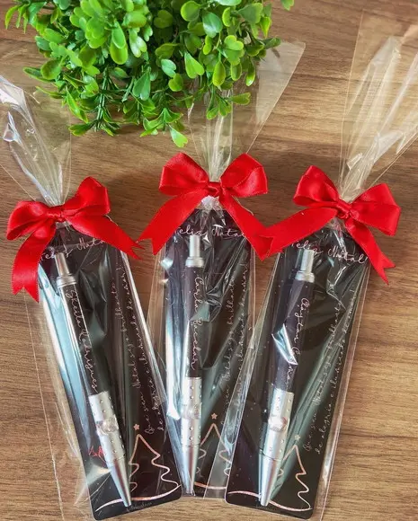 CANETA COM CARD PERSONALIZADA