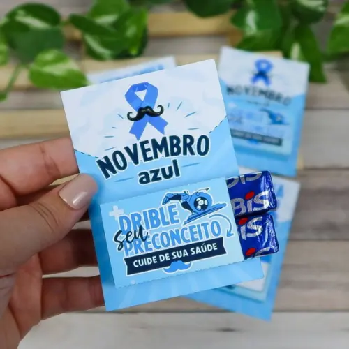 Card com Bis Personalizado Novembro Azul