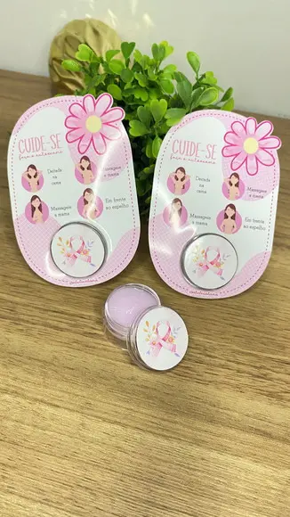 Card com Mini Potinho com Creme Hidrante