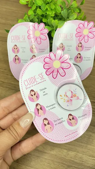 Card com Mini Potinho com Creme Hidrante
