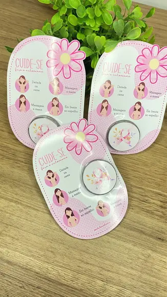 Card com Mini Potinho com Creme Hidrante
