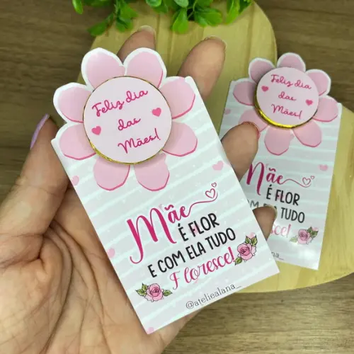 Card com Moeda de Chocolate Personalizado