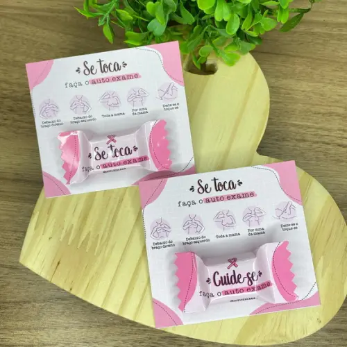 Card Outubro Rosa ( Emitimos Nota Fiscal)