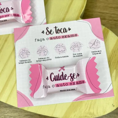 Card Outubro Rosa ( Emitimos Nota Fiscal)