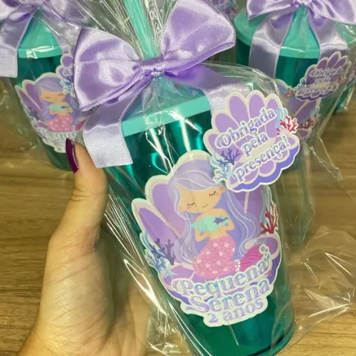 Copo  Canudo Personalizado 500ml
