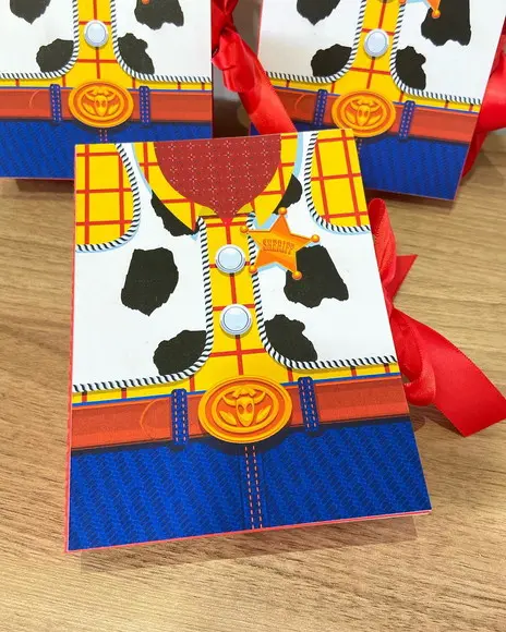 Convite Caixa 3d Toy Story