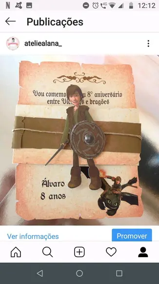 Convite como treinar seu dragão