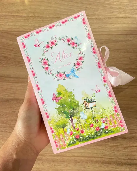 Convite Personalizado Jardim Encantado