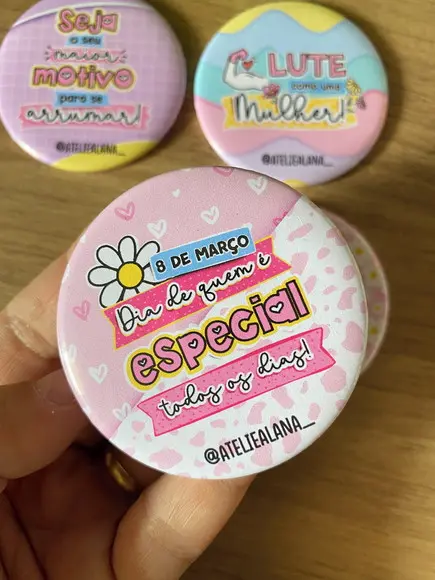 Espelho de Bolsa Dia da Mulher