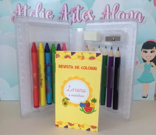 Estojo Kit Colorir