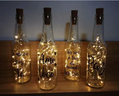 Garrafa Personalizada com Led