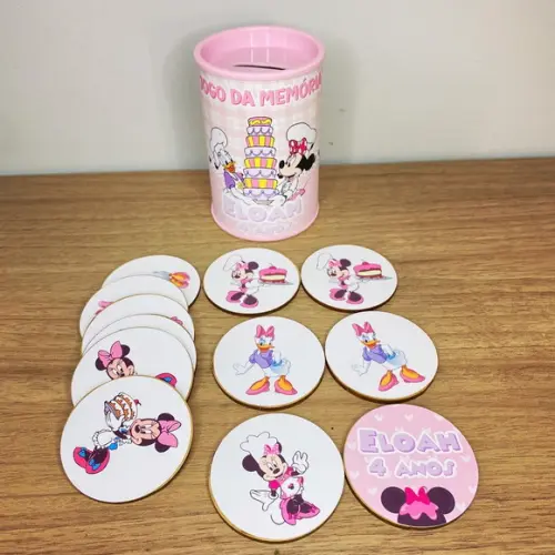 Jogo de Memória no Cofre Personalizado