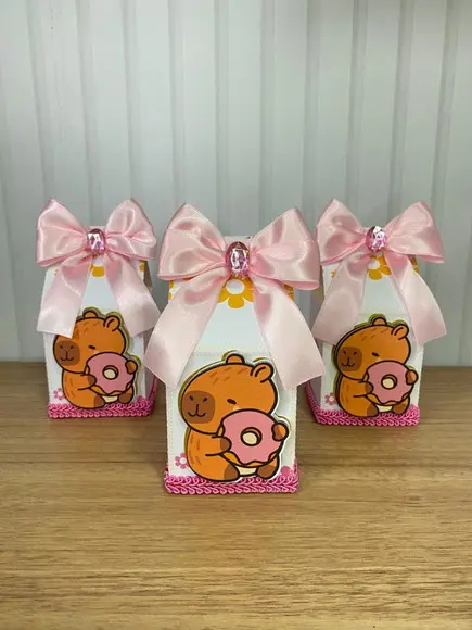 Kit 20 Unidades Papelaria Capivara