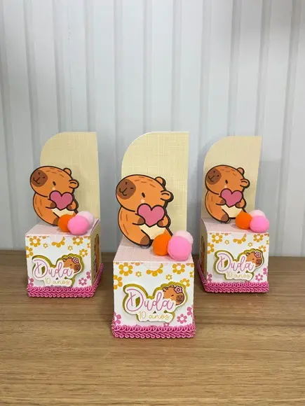 Kit 20 Unidades Papelaria Capivara