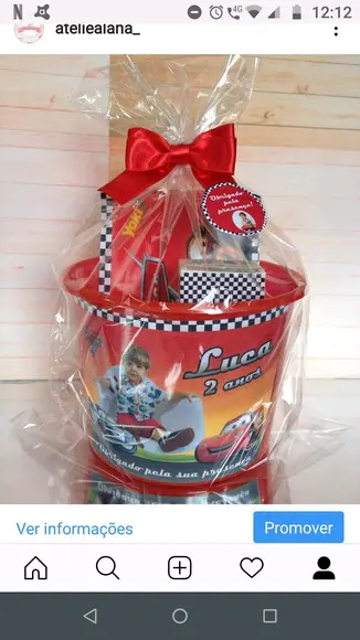 Kit Cinema Carros Disney