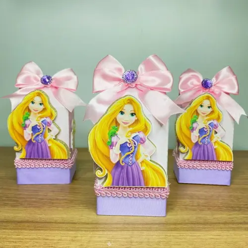 Kit Papelaria Rapunzel