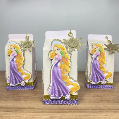 Kit Papelaria Rapunzel