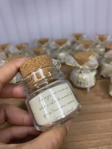 Lembrancinha Vela Perfumada (casamento)