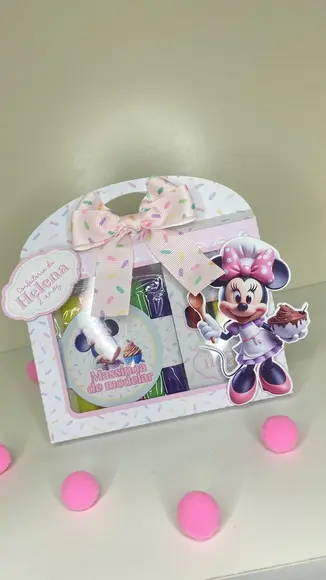 Maleta Diversão Minnie Confeitaria