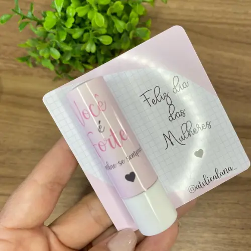 Manteiga de Cacau Personalizada Dia da Mulher