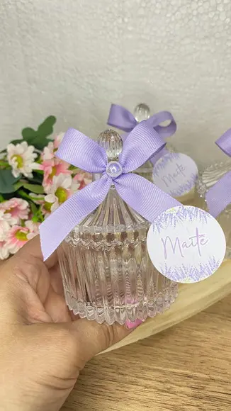 Mini Bomboniere Vidro Personalizada