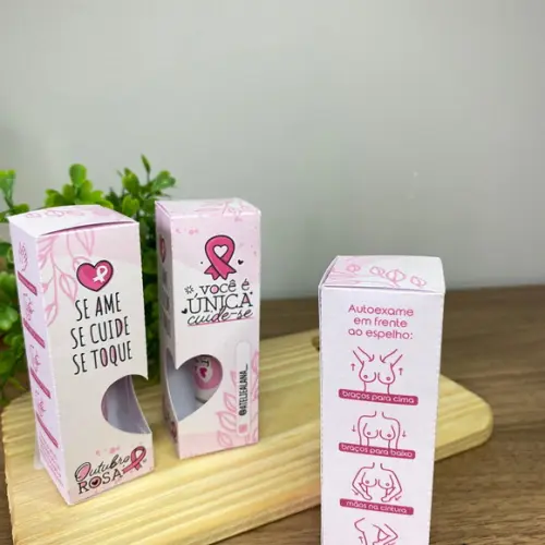 Protetor Labial Outubro Rosa