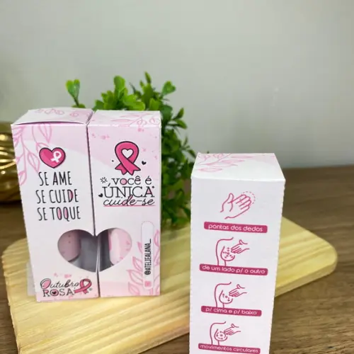 Protetor Labial Outubro Rosa