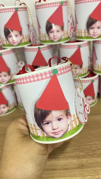 Tubolata Personalizada Fazendinha 7x6cm