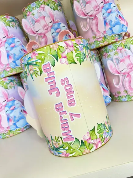 Tubolatas Personalizadas Lilo Stitch 14x10cm