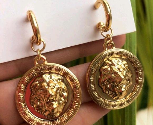 Brinco Argola Felino - Banhado a Ouro