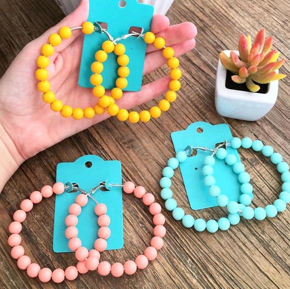 Brinco Argolado Candy Colors G