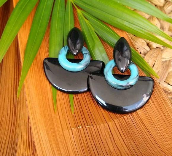 Brinco de Resina Soul Preto
