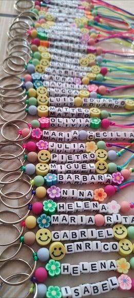 Chaveiro Lembrancinha Aniversário Personalizado com Nome -