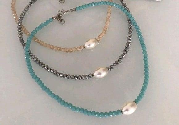 Chocker Cristal Perola