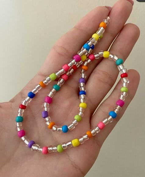 Chockers Miçangas Coloridas - Valor Unitário
