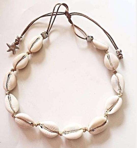 Colar Chocker Buzios Naturais