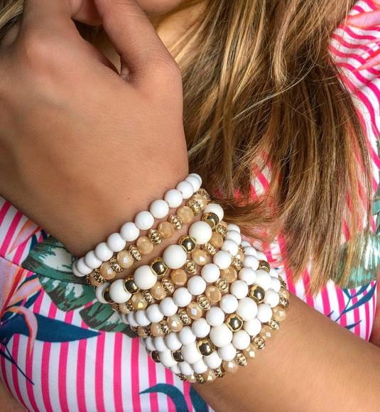 Kit de Pulseiras New White