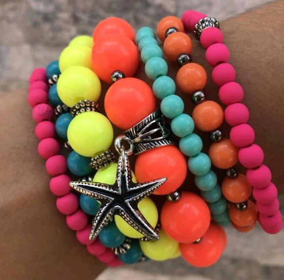 Kit de Pulseiras Super color