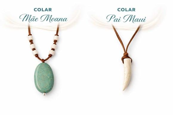 Lembrança 70 Colares Moana / Maui + Colar Pai e Mãe