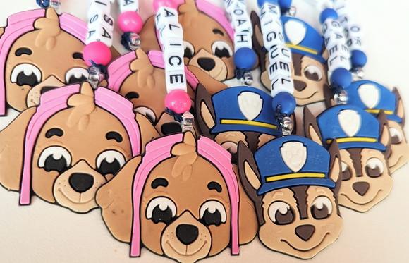 Maxi Chaveiro Personalizado Patrulha Canina - Aniversário
