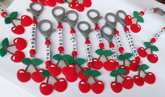 Maxi Chaveiro Personalizado Cereja - Aniversário